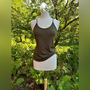 Olive Green Racerback Tank